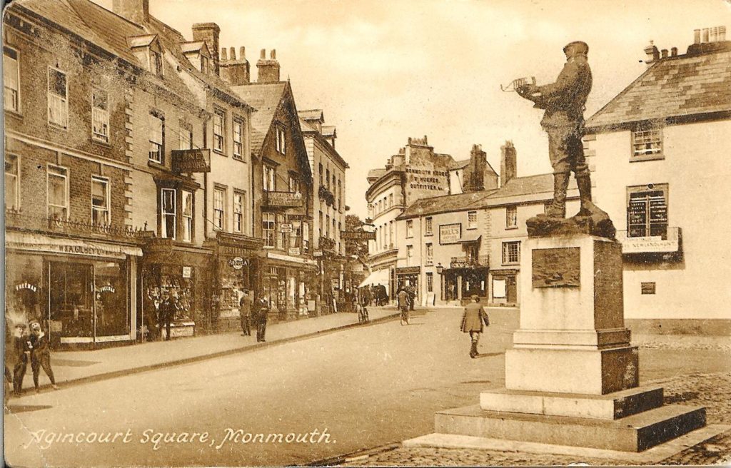 Agincourt Square in Monmouth in the 1910s