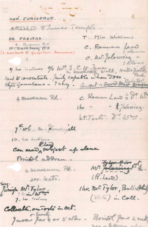 Iris's report for 1923-4 which notes that she was 'shy' and 'finds it hard to concentrate' but was 'capable'