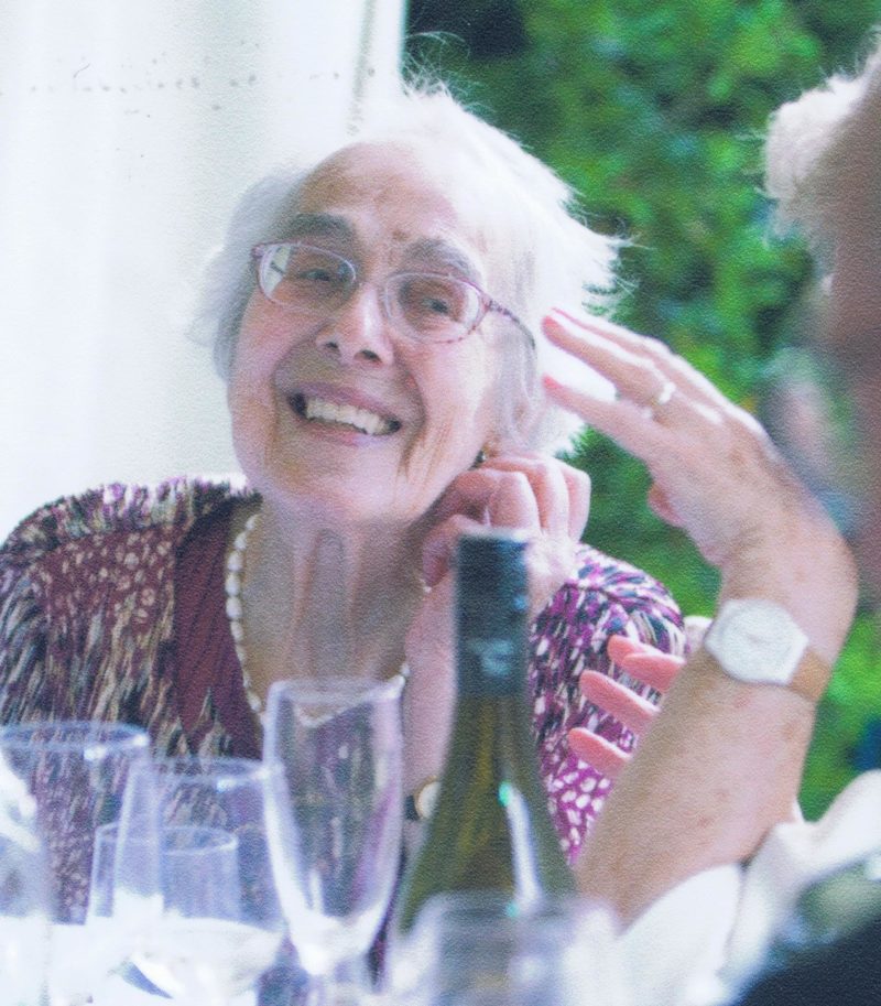 Rosemary at Gwenda’s wedding