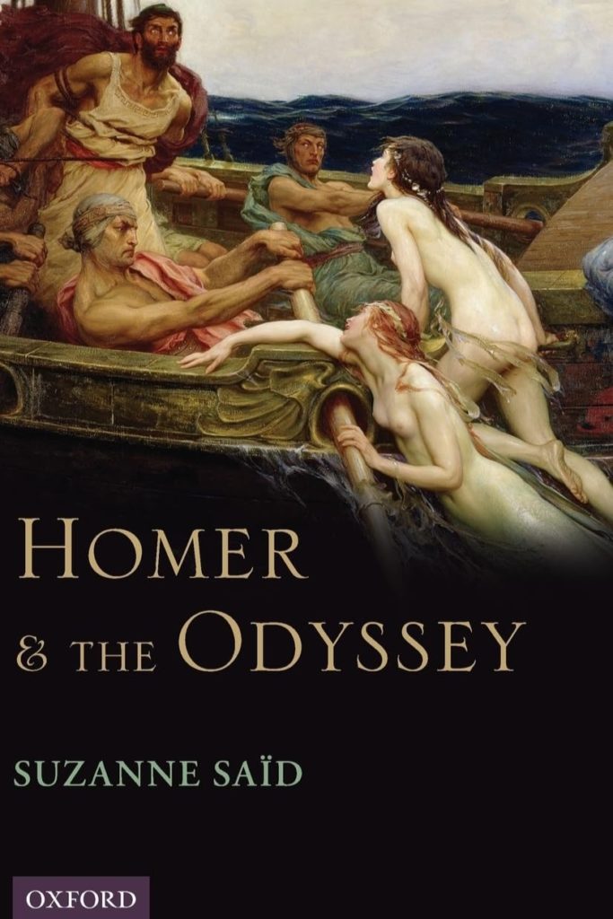 Cover art for 'Homer and the Odyssey' by Suzanne Saïd.