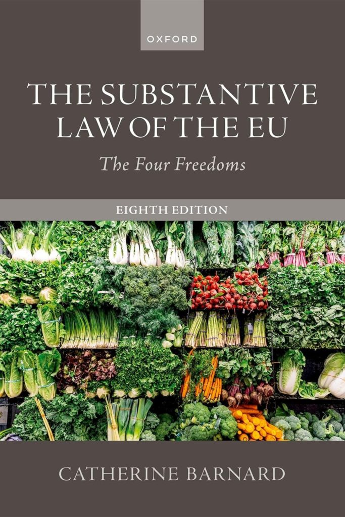 Cover art for 'The substantive law of the EU' by Catherine Barnard
