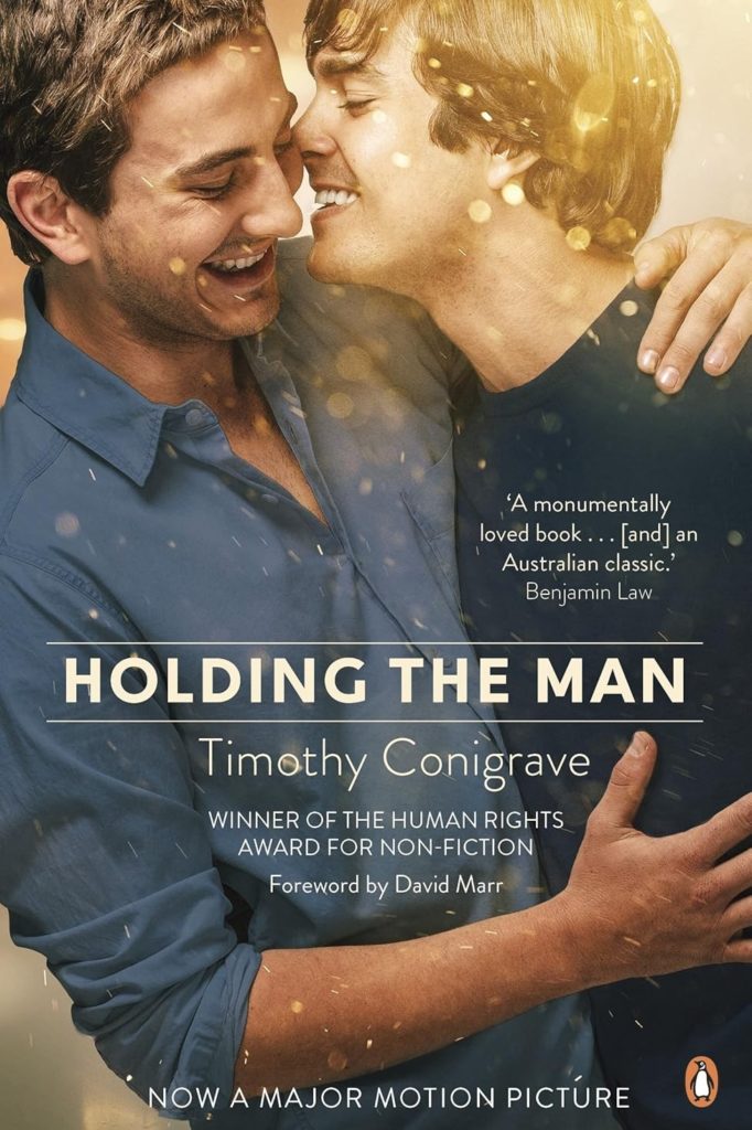 Cover art for "Holding the Man" by Timothy Conigrave