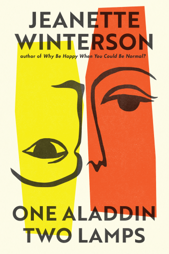 Cover art for "One Aladdin Two Lamps" by Jeanette Winterson